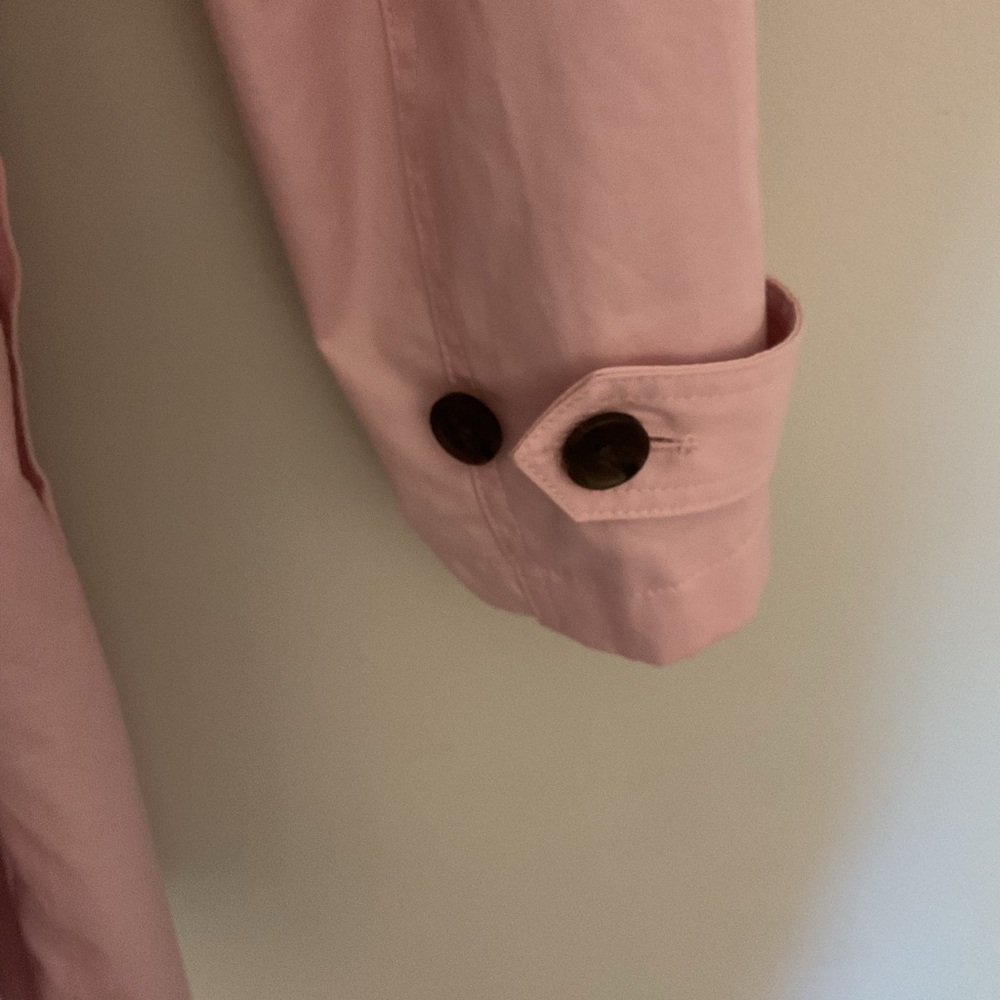 Banana Republic Light Pink Trench Coat - Picture 6 of 10
